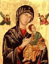 Byzantine icon adopted into Roman Catholicism as Our Lady of Perpetual Help